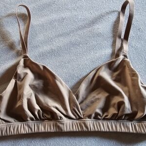 SKIMS Soft Brown Triangle Bralette